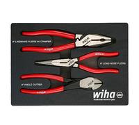 Wiha 34680 Classic Grip Pliers and Cutters Set of 3