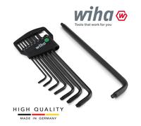 Wiha 34736 Torx L-key Allen 8pcs Set T9 To T40 With Holder Black oxidised
