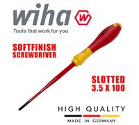 Wiha 35446 VDE SoftFinish® Electric SlimFix Slotted Screwdriver Bl...