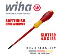 Wiha 35501 Slotted Screwdriver SlimFix Flat 4.5mm Head 1000v VDE Electrician