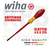 Wiha 35501 Slotted Screwdriver SlimFix Flat 4.5mm Head 1000v VDE Electrician