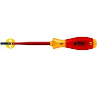 Wiha - 35501 - Softfinish Vde Slimfix Slotted Screwdriver 4.5 X 125mm 1000v Ac