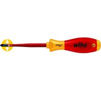 Wiha - 35502 - Softfinish Vde Slimfix Xeno Screwdriver Sl/ph1 X 80mm 1000v Ac