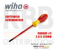 Wiha 35505 Screwdriver Square Scrulox Robertson 1000v Electrician VDE SlimFix