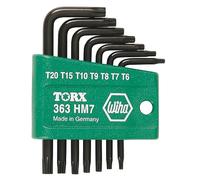 Wiha 36392 L-Wrench Set, Torx, Short Arm, 7 Piece