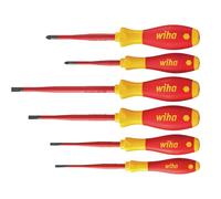 Wiha SoftFinish Electic slimFix Sl/Pz Scewdive Set, 6 Piece