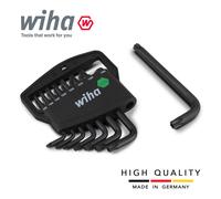 Wiha 36462 L-key Tamper Proof Torx Black Set With Holder 8pc