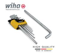 Wiha 36521 L-key Allen Key Set Hex Ball End MagicRing 13pcs With ErgoStar Holder