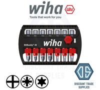 Wiha 36941 BitBuddy 49mm with Belt Clip, Set 1 Mixed, 7 pcs.