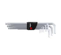 Wiha 369H9 Compact, Black, 9-TLG. Sechskant Kugelkopf, mattverchromt