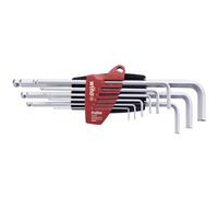 Wiha L Key Allen Key Hex Ball End 9Pc Set 1.5mm To 10mm Prostar Holder 07185