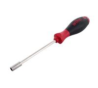 Wiha 38450 Bit Holding Screwdriver with SoftFinish Handle 1/4"" x 125