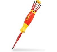 Wiha 38613, Schlitz/PH/SL+PZ (Klemmschrauben) im Blister, Red Yellow