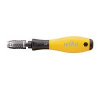 Wiha 387 Screwdriver with bit holder SoftFinish® ESD 1/4