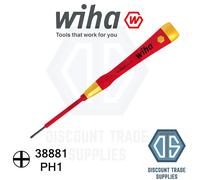 Wiha 38881 PH1 Insulated Pozi Pico Finish VDE Electric Philips Screwdriver 42380