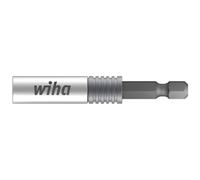 Wiha 39134 CentroFix SuperSlim Quick Change Tool Holder 1/4 Inch Magnetic Hexagonal Drive E 6.3 and Hex Shank in Plastic Box