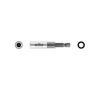 Wiha 39134 CentroFix SuperSlim Quick Change Tool Holder 1/4 Inch Magnetic Hexagonal Drive E 6.3 and Hex Shank in Plastic Box