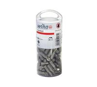 Wiha 40462 Standard Pozidriv Bits PZ2 25mm Tub of 100 WHA40462