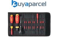 WIHA 2872T13 Torque Screwdriver TorqueVario 13pc Torq/VAR Set SL/PH/PZ, Multi-Colour, Set of 13 Pieces