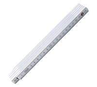 Wiha 410 2000 Longlife Folding Metre Rule - 2m - Metric - 10 Piece - White 27057