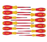 Wiha 41003 Softfinish® Electric Slimfix Screwdriver Set 12 Piece