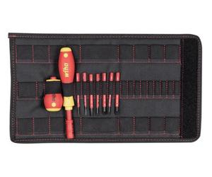 Wiha 41233 Softfinish Electric Slimvario Screwdriver Set, 10 Piece Wha41233