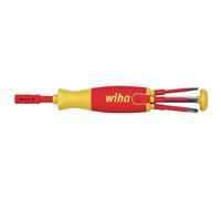 Wiha 6 Piece Liftup VDE Screwdriver Bit Set Slim-Bit Phillips Slot