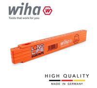 Wiha 42068 Electrician's Folding Ruler 2m Longlife 10 Segment Metric 1000v VDE