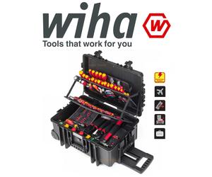 WIHA 42069 CompetenceXXL2 Electician VDE Screwdrivers, Pliers,Crimper + Tool Kit