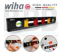 Wiha 42074 Electrician's Spirit Level Precision 40cm Long With Sliding Guides