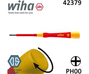 Wiha 42379 65mm Philips PH00 Pico Finish VDE Electric Screwdriver New Design