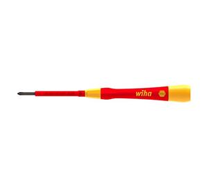 Wiha 42380 Series 2271P Pico Finish VDE Phillips Screwdriver, PH1 x 65 mm Size, Chrome