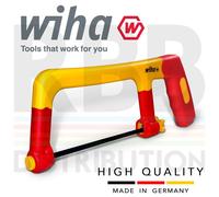 Wiha 431125 Hacksaw Insulated Electrician 1000v VDE 150mm Blade Ergonomic Handle