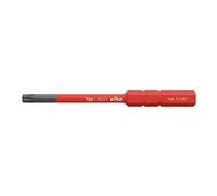 Wiha 43140 Series 283110 Slim Bit Torx Electric Bit, T5 x 75 mm Size, Red