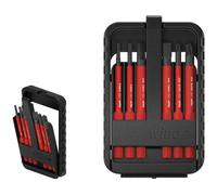 Wiha Slimbits Slotted Phillips Pozidrive Screwdriver 6Pcs Vde Electrician 43160