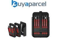 Wiha 43161 electricTORX, TORX Plus 12-Piece Set in SlimBit Box Bit Set Red