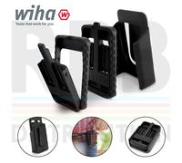 Wiha 43164 SlimBits Empty Screwdriver 12pcs Storage Holder Box With Belt Clip