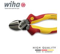 Wiha 43341 Diagonal Cutter DynamicJoint Industrial VDE Electrician 180mm Long