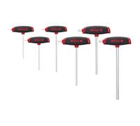 Wiha 45620 L-key with T-handle set ComfortGrip 6 pc