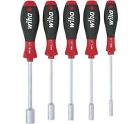 Wiha 5 Piece Hex Nut Driver Spinner Screwdriver Set Sizes 5.5,7,8,10,13mm, 01034