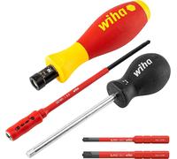 Wiha 38074 5pc VDE Slim Torque Screwdriver Set, Multi-Colour, 1-5 N m, Set of 5 Pieces