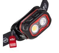 Wiha 500lm Headlamp with Motion Sensor USB-C Rechargeable 10h Runtime Dual LED IP07