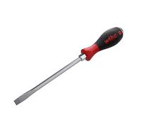 Wiha 53035 Slotted Screwdriver with SoftFinish Handle and Solid Metal Cap, 10.0 x 175mm by Wiha