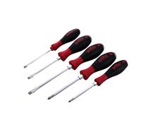 Wiha 53075 5-Piece Slotted and Phillips Extra Heavy Duty Screwdrivers