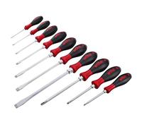Wiha 53099 10 Piece Softfinish X Heavy Duty Slotted and Phillips Screwdriver Set