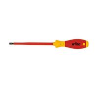 Wiha VDE SoftFinish® Electric Slotted Screwdriver Blade Width 6.5mm