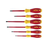 Wiha VDE SoftFinish Slotted/ Pozi Screwdriver Set 25477 (6 Pieces)