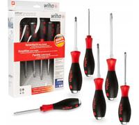 Wiha 6 Piece Hexagonal Shaft Hammer Through Slotted / Pozi Screwdriver Set 21251
