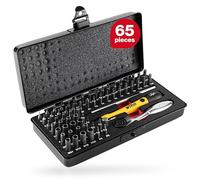 Wiha 65pc Micro Bit; Set in Steel Case (7000-SK65) | Ideal for electronics, precision mechanics and static-sensitive component applications.