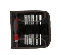 WIHA 7 Sizes SYSTEM 6 Hex Nut Driver Spinner Screwdriver Set, 5.0 To 13mm, 27712